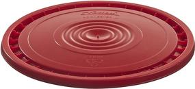 img 4 attached to 🔒 Hudson Exchange 5LHV-Red - Reusable Easy Peel Lid for 3" Containers: Secure, Convenient, and Eco-Friendly Solution