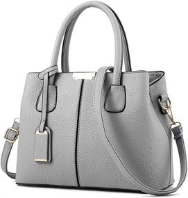 img 4 attached to 👜 Covelin Top Handle Handbag Women's Leather Totes - Durable Handbags & Wallets for Optimal SEO