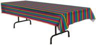 fiesta party table cover (54x108 inches) - value pack of 3 logo