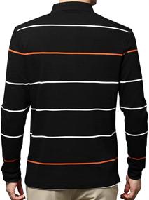 img 2 attached to Womleys Casual Striped Cotton Collared Men's Clothing for Shirts