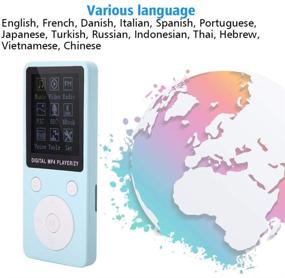 img 2 attached to 🎧 Portable MP4 Music Player: Support Music, Radio, Recording, Video, E-Book | Up to 32G Memory Card | Built-in Stopwatch