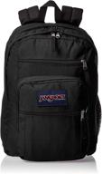 🎒 jansport big student backpack: sleek black backpacks and versatile daypacks logo