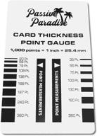 passive paradise thickness point gauge logo