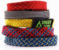 green guru gear climbing rope upcycled bracelet: stylish large bracelet handcrafted in the usa logo