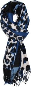 img 4 attached to 🧣 Stylish Ted Jack Cashmere Camouflage Women's Winter Accessories: Stay Warm in Fashion!