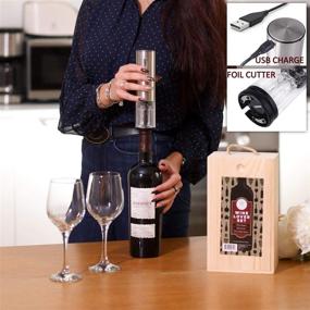 img 2 attached to VINAKAS Wine Gift Set Stainless