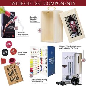 img 3 attached to VINAKAS Wine Gift Set Stainless