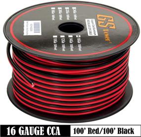 img 3 attached to 🔌 100 Feet of 16 Gauge Red/Black Bonded Zip Cord Wire for 12V Automotive Harness, Car Audio, Amplifier, and LED Light Wiring – Stranded Copper Clad Aluminum
