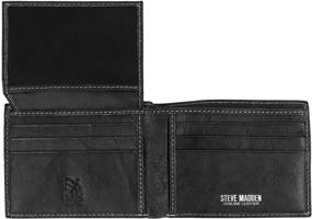 img 3 attached to Steve Madden Leather Capacity Attached Men's Accessories for Wallets, Card Cases & Money Organizers