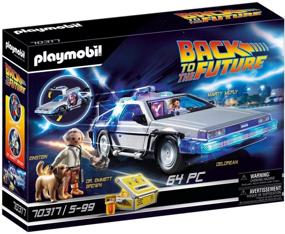 img 4 attached to PLAYMOBIL® 70317 PLAYMOBIL Future Delorean