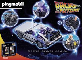 img 2 attached to PLAYMOBIL® 70317 PLAYMOBIL Future Delorean