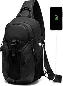 img 4 attached to JUMO CYLY Crossbody Backpack Backpacks with Water-Resistant Design