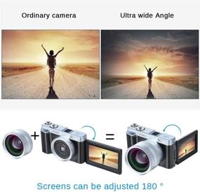 img 1 attached to 📸 ACTITOP FHD 1080P 24MP 30FPS Влог камера видеокамера - Видеокамера с WiFi, 16X Цифровым увеличением, 3.0'' поворотным экраном, широкоугольным объективом, 2 батареями