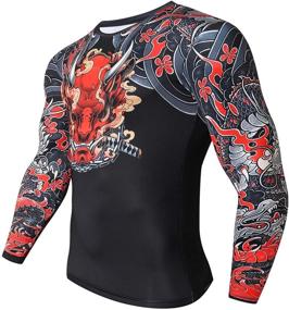 img 3 attached to Компрессионный базовый слой Red Plume Athletic