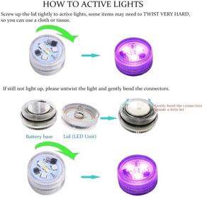 img 1 attached to 🌟 KUCAM Submersible LED Lights: Waterproof Tea Lights with Remote for Stunning Vase Decor, Color Changing, Battery Operated - Perfect for Weddings, Parties, and Home