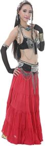 img 2 attached to Astage Maxi Trible Skirts: Exquisite 👗 Linen Boho Dress for Women's Belly Dance