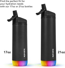 img 3 attached to Умная бутылка для воды HidrateSpark STEEL Smart Water Bottle