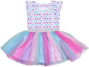 img 3 attached to Minnie Mouse Polka Dot Birthday Dress & Panty Set for Disney Girls