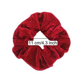 img 3 attached to Homerove 40Pcs Scrunchies Flowered Accessories