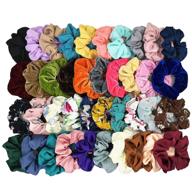 homerove 40pcs scrunchies flowered accessories logo