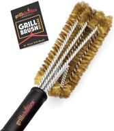 grillaholics essentials brass grill brush logo