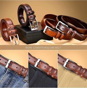 img 3 attached to 👔 DWTS Authentic Leather Classic Men's Casual Accessories