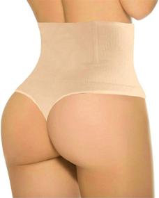 img 3 attached to ShaperQueen 102B Thong Cincher Shapewear Women's Clothing