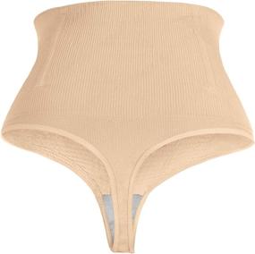 img 1 attached to ShaperQueen 102B Thong Cincher Shapewear Women's Clothing