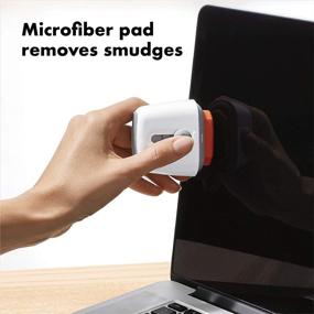 img 1 attached to Efficient Cleaning with OXO Good Grips Sweep & Swipe Laptop Cleaner in White, One Size