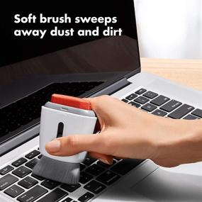 img 2 attached to Efficient Cleaning with OXO Good Grips Sweep & Swipe Laptop Cleaner in White, One Size