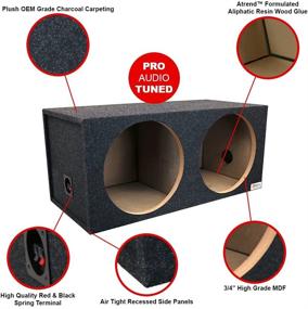 img 3 attached to E12D 12 Inch Carpeted Subwoofer Enclosure