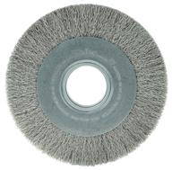 🔧 шлифовальный диск weiler crimped средний из нержавеющей стали: оптимальная мощность и точность для завершающих работ. логотип