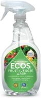 🌱 1 count earth-friendly produce wash for fruits and vegetables logo