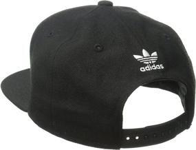 img 3 attached to adidas Originals Men's Trefoil Chain Snapback Cap with Flatbrim