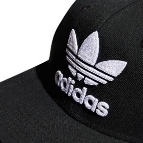 img 1 attached to adidas Originals Men's Trefoil Chain Snapback Cap with Flatbrim