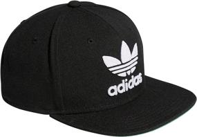 img 4 attached to adidas Originals Men's Trefoil Chain Snapback Cap with Flatbrim