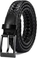 👨 chaoren braided leather belts: stylish men's casual accessories for enhanced seo logo