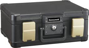 img 2 attached to 🔒 Honeywell Safes & Door Locks - 30 Min Fire Safe Waterproof Box Chest w/ Carry Handle, Medium, 1103