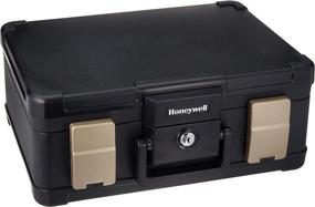 img 4 attached to 🔒 Honeywell Safes & Door Locks - 30 Min Fire Safe Waterproof Box Chest w/ Carry Handle, Medium, 1103