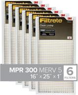 🔒 filtrete 16x25x1 mpr 300 furnace air filter logo