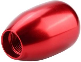 img 2 attached to 🔴 Aramox Gear Shift Knob: Universal Car Modification Manual Knob Gear Shift Head Shifter 6 Speed (Red)