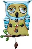 🦉 vintage blue owl clock by allen studio designs logo