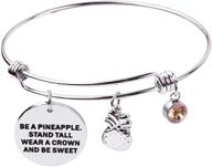 🍍 runxintd pineapple jewelry: be a pineapple friendship bracelet - perfect gift for best friends with pineapple symbol logo