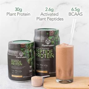 img 2 attached to 🌱 PlantFusion Elite Activated Peptide Protein Powder: Vegan Sport Supplement for Lean Muscle & Endurance - 30g Protein, Non Whey, Creamy Vanilla 1 Pound