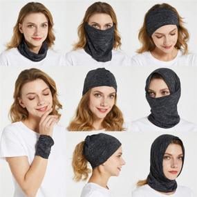 img 3 attached to 👑 QING Breathable Headbands for Women's Accessories with Superior Covering and Protection