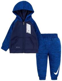 img 3 attached to 🧥 Stay Warm and Stylish with Nike Therma Zip Up Two Piece Heather Boys' Clothing Sets