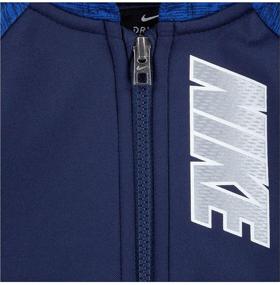 img 1 attached to 🧥 Stay Warm and Stylish with Nike Therma Zip Up Two Piece Heather Boys' Clothing Sets