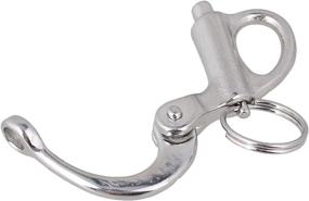 img 3 attached to ⚓️ Premium Quality CNBTR Fixed Snap Anchor Shackle Rigging 35mm - Pack of 5, 304 Stainless Steel, with Eye Ring Bail - Durable and Reliable