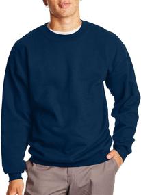 img 4 attached to Hanes Ultimate Heavyweight Fleece Sweatshirt Men's Clothing in Active