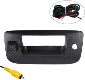 img 4 attached to Ручка заднего хода OMOTOR с камерой для Chevrolet Silverado/GMC Sierra 2007-2013: черный